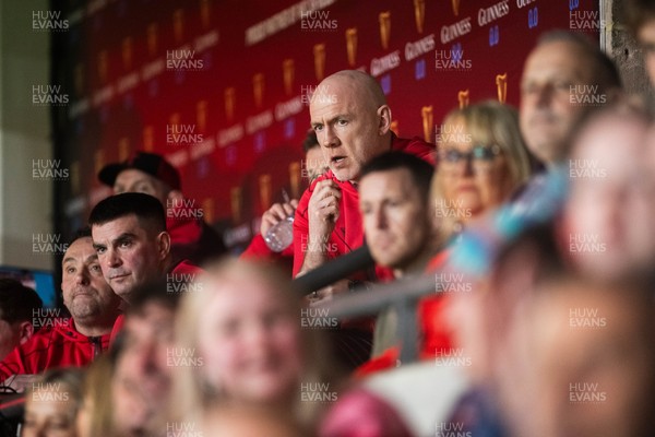 210226 - Wales v Scotland - Guinness Six Nations - Wales Head Coach Steve Tandy looks on during the Game 