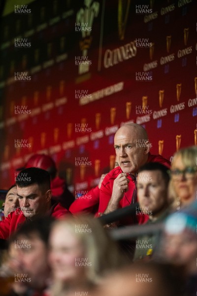 210226 - Wales v Scotland - Guinness Six Nations - Wales Head Coach Steve Tandy looks on during the Game 