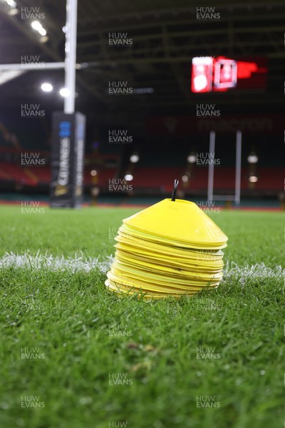 210226 - Wales v Scotland - Guinness Six Nations Championship - General View of the Principality Stadium before the game