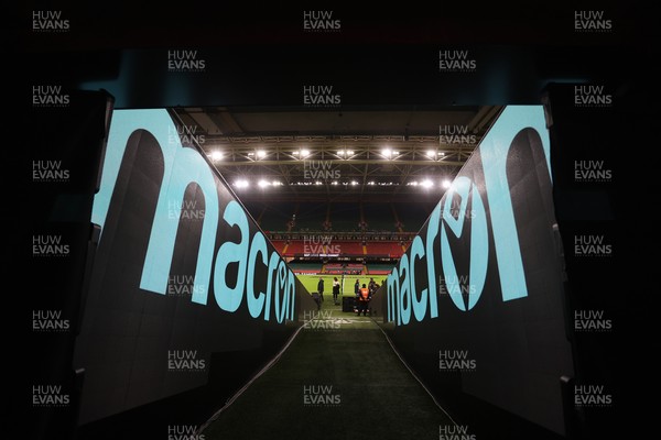 210226 - Wales v Scotland - Guinness Six Nations Championship - General View of the Principality Stadium before the game
