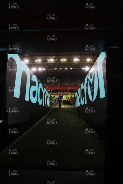 210226 - Wales v Scotland - Guinness Six Nations Championship - General View of the Principality Stadium before the game