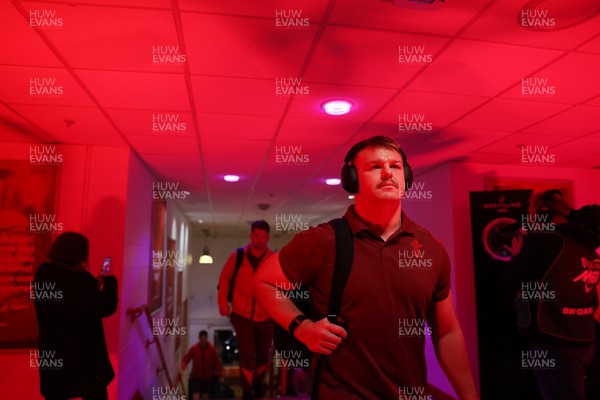 210226 - Wales v Scotland - Guinness Six Nations Championship - Dewi Lake of Wales arrives at the stadium