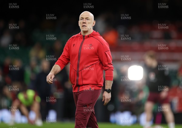 210226 - Wales v Scotland - Guinness Six Nations Championship - Wales Head Coach Steve Tandy 