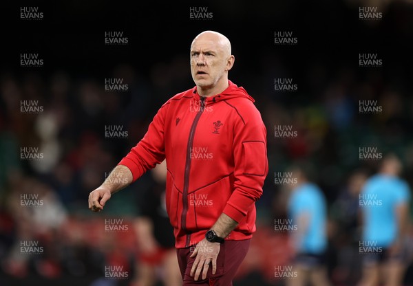 210226 - Wales v Scotland - Guinness Six Nations Championship - Wales Head Coach Steve Tandy 