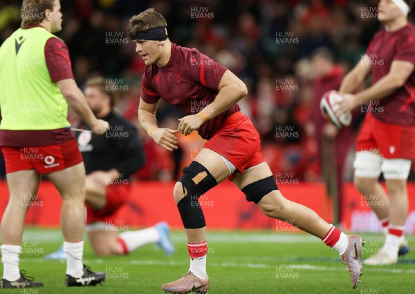 210226 - Wales v Scotland - Guinness Six Nations Championship - Alex Mann of Wales 