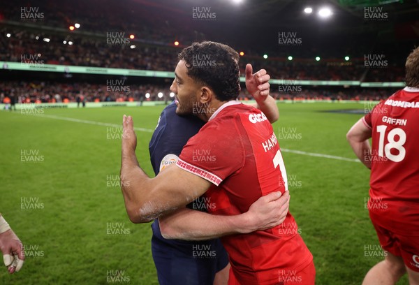 210226 - Wales v Scotland - Guinness Six Nations Championship - Gabriel Hamer-Webb of Wales 