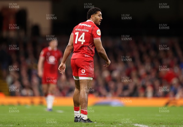210226 - Wales v Scotland - Guinness Six Nations Championship - Gabriel Hamer-Webb of Wales 