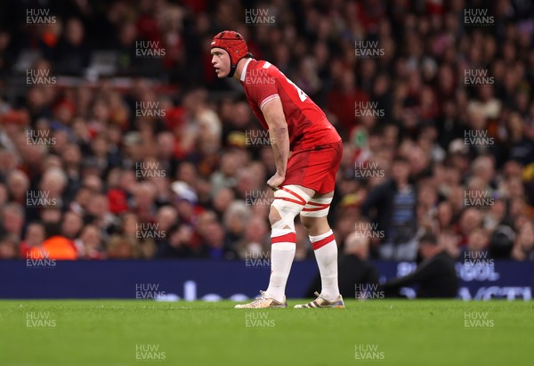 210226 - Wales v Scotland - Guinness Six Nations Championship - James Botham of Wales 