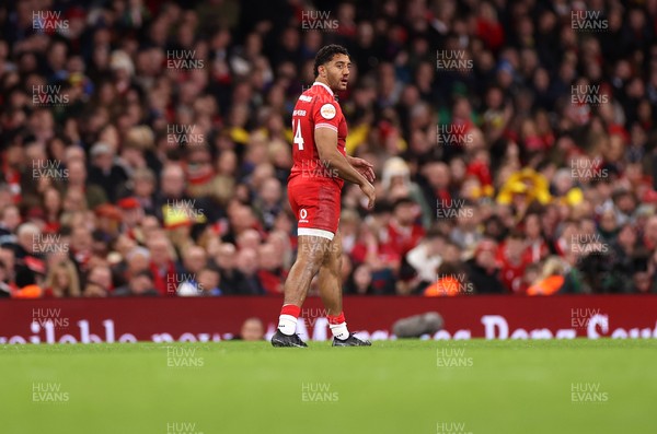 210226 - Wales v Scotland - Guinness Six Nations Championship - Gabriel Hamer-Webb of Wales 