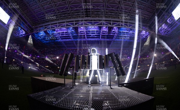 210226 - Wales v Scotland, 2026 Guinness Six Nations - The Stickmen Project perform at half time