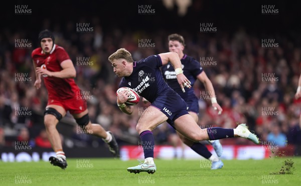210226 - Wales v Scotland, 2026 Guinness Six Nations - Kyle Steyn of Scotland