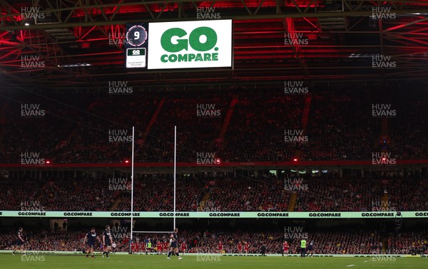 210226 - Wales v Scotland, 2026 Guinness Six Nations - Go Compare Shot Clock