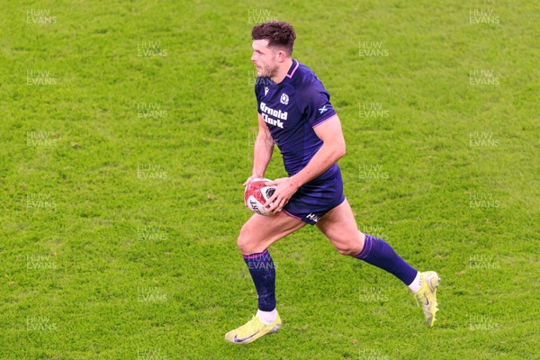 210226 - Wales v Scotland - Guinness Six Nations - Blair Kinghorn of Scotland