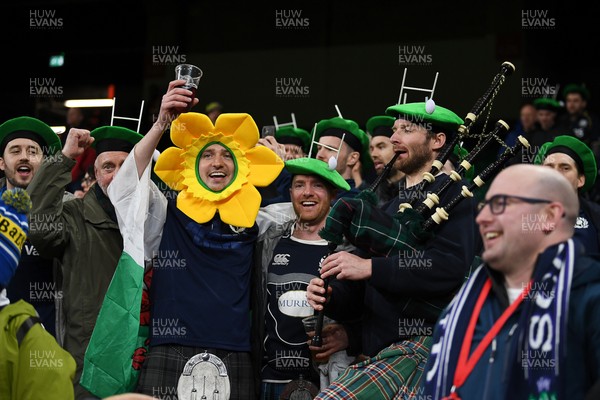 210226 - Wales v Scotland - Guinness Men's Six Nations - Fans