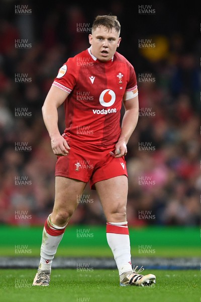 210226 - Wales v Scotland - Guinness Men's Six Nations - Sam Costelow of Wales