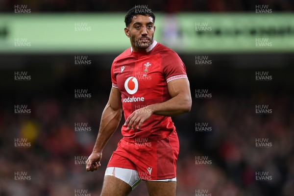 210226 - Wales v Scotland - Guinness Men's Six Nations - Gabriel Hamer-Webb of Wales