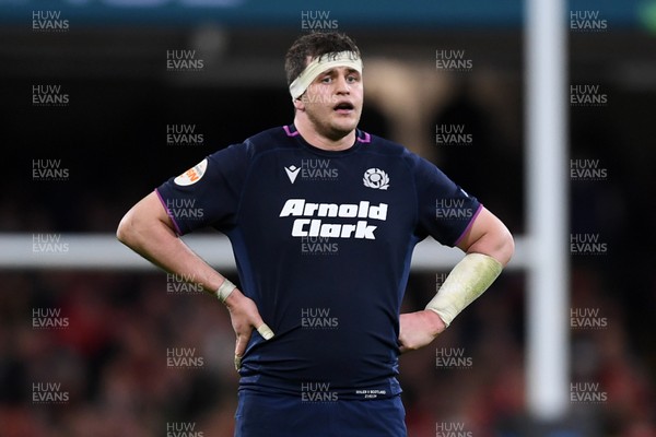 210226 - Wales v Scotland - Guinness Men's Six Nations - Scott Cummings of Scotland