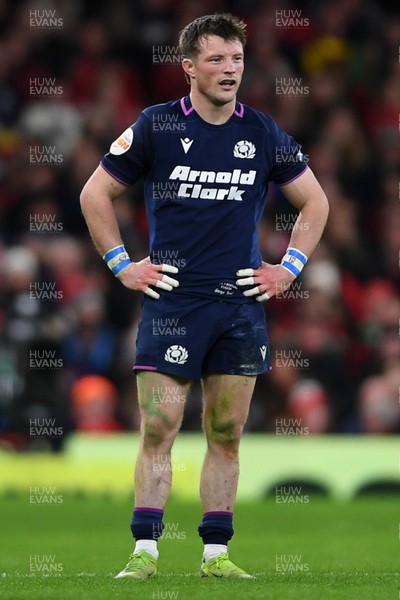 210226 - Wales v Scotland - Guinness Men's Six Nations - George Horne of Scotland