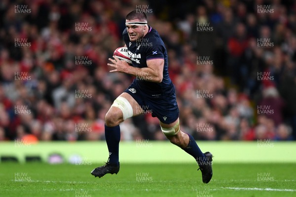 210226 - Wales v Scotland - Guinness Men's Six Nations - Dave Cherry of Scotland