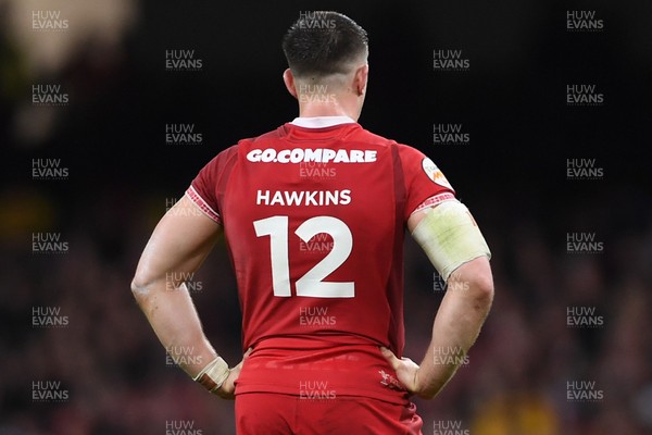 210226 - Wales v Scotland - Guinness Men's Six Nations - Joe Hawkins of Wales