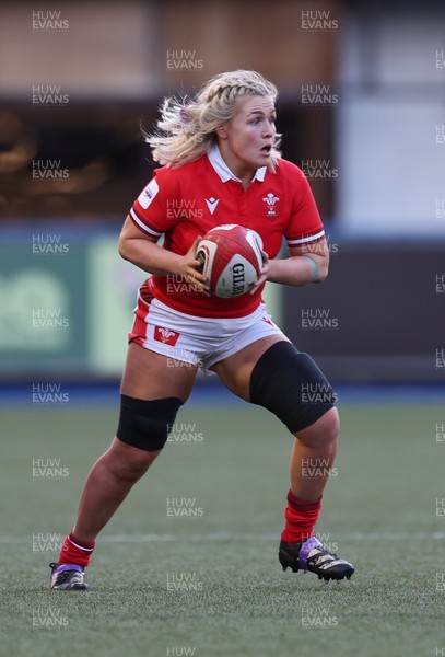 230324 - Wales v Scotland, Guinness Women’s 6 Nations - Alex Callender of Wales in action during the match