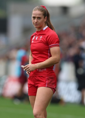 230825 - Wales v Scotland, Women’s Rugby World Cup - Lisa Neumann of Wales