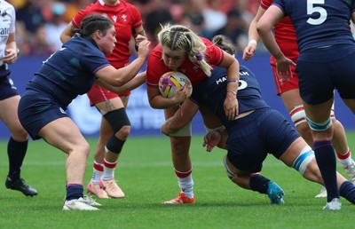 230825 - Wales v Scotland, Women’s Rugby World Cup - Alex Callender of Wales