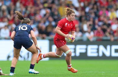 230825 - Wales v Scotland, Women’s Rugby World Cup - Kate Williams of Wales 