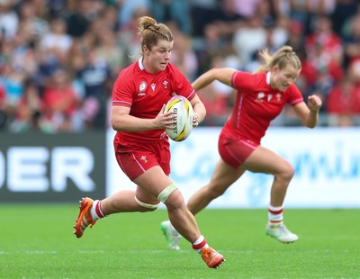 230825 - Wales v Scotland, Women’s Rugby World Cup - Kate Williams of Wales