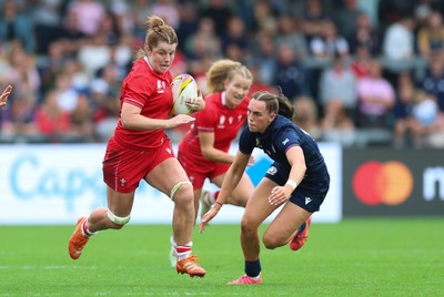 230825 - Wales v Scotland, Women’s Rugby World Cup - Kate Williams of Wales