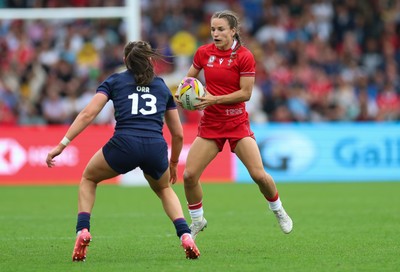 230825 - Wales v Scotland, Women’s Rugby World Cup - Jasmine Joyce-Butchers of Wales
