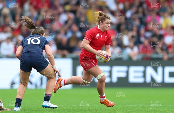 230825 - Wales v Scotland, Women’s Rugby World Cup - Kate Williams of Wales 