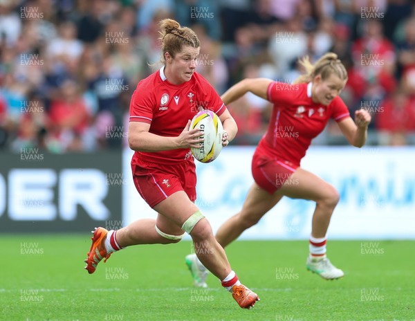 230825 - Wales v Scotland, Women’s Rugby World Cup - Kate Williams of Wales