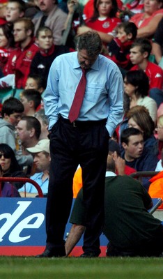 07.10.06 - Euro 2008 Qualifying Match, Group D Wales v Slovakia Wales' manager John Toshack watches his side loose 5-1 