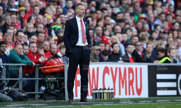 240319 - Wales v Slovakia - UEFA EURO 2020 Qualifier - Wales Manager Ryan Giggs
