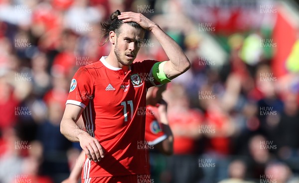 240319 - Wales v Slovakia - UEFA EURO 2020 Qualifier - Gareth Bale of Wales