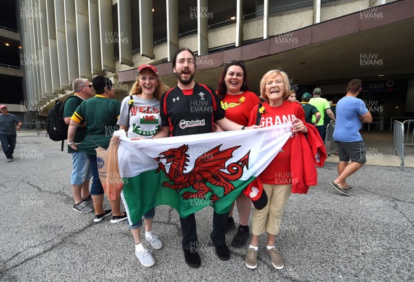 020618 - Wales v South Africa - International Rugby - Wales fans ahead of kick off
