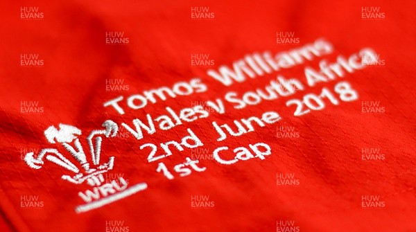 020618 - Wales v South Africa - International Rugby - Tomos Williams first cap jersey