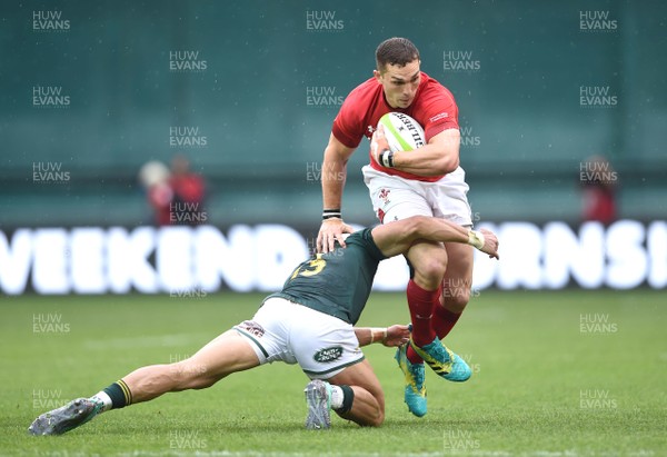 020618 - Wales v South Africa - International Rugby - George North of Wales is tackled by Jesse Kriel of South Africa