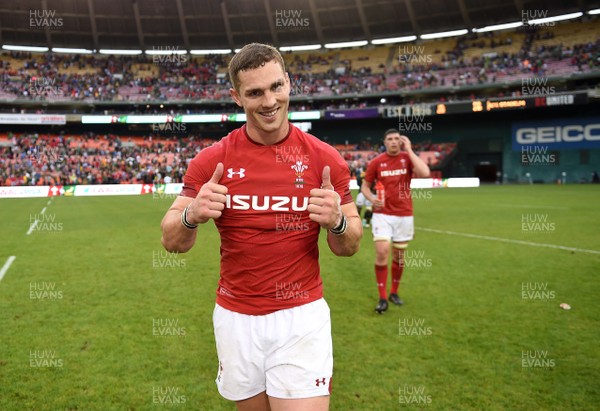 020618 - Wales v South Africa - International Rugby - George North of Wales celebrates win
