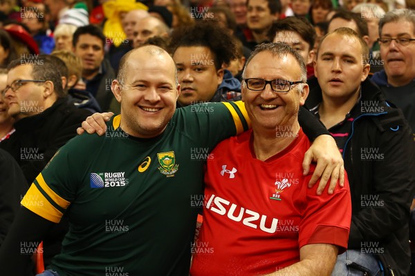 021217 Wales v New South Africa - Under Armour 2017 Series -  Fans of South Africa and Wales enjoy the game