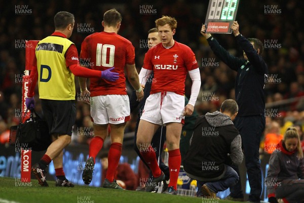 021217 Wales v New South Africa - Under Armour 2017 Series -  Rhys Patchell of Wales replaces Dan Biggar