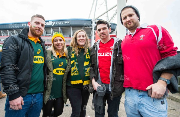 021217 Wales v South Africa - Welsh & South African Fans 