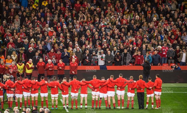 021217 Wales v South Africa - Wales during the anthem