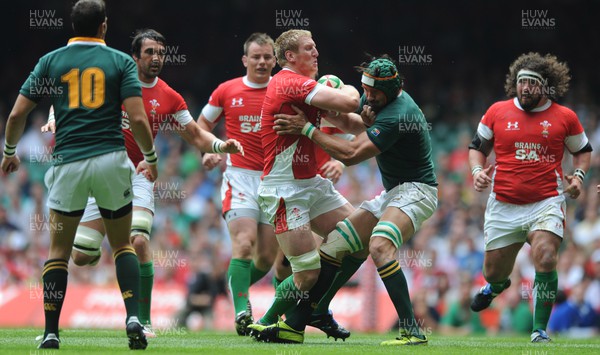 050610 - Wales v South Africa - Principality Building Society Summer Test - Bradley Davies of Wales