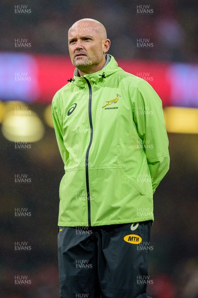 061121 - Wales v South Africa - Autumn Nations Series - South Africa head coach Jacques Nienaber