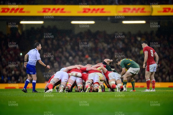 061121 - Wales v South Africa - Autumn Nations Series - South African scrum