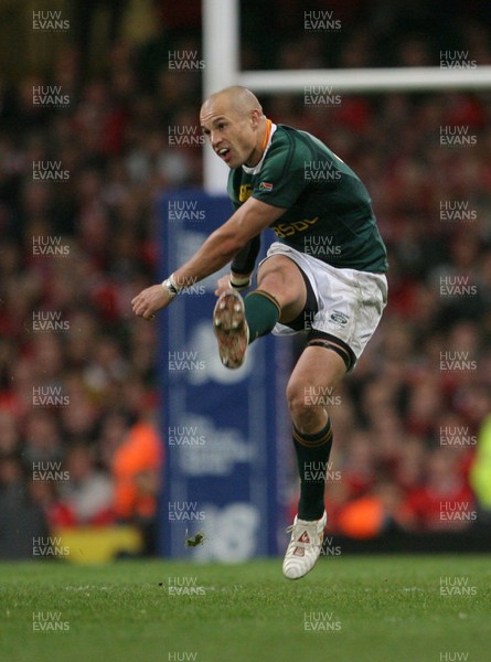 08.11.08 Wales v South Africa... South Africa's Conrad Jantjes. 