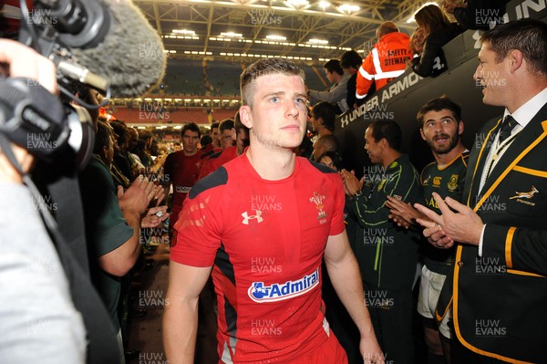 091113  - Wales v South Africa - 2013 Dove Men Series - Scott Williams of Wales looks dejected