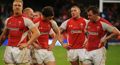 13.11.10 - Wales v South Africa - Invesco Perpetual Series 2010 - George North of Wales looks dejected at the end of the game. 